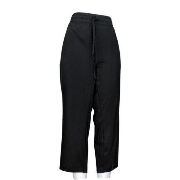 Susan Graver SG Sport Petite Knit Drawstring Ankle Pants Black Petite X-Large - Picture 1 of 1